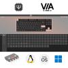 Keychron C1 Pro QMK/VIA Custom Wired Mechanical Keyboard, TKL Layout 87-Keys Programmable PBT Keycaps RGB Backlight K Pro Brown Switch for Mac Windows Linux(Brown Switch)