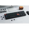 Keychron K10 Pro QMK/VIA Custom Wireless Mechanical Keyboard, 100% Full Size 108 Keys Programmable White Backlight Banana Switch, Bluetooth/USB-C Wired Gaming Keyboard for Mac Windows Linux(Banana Switch)