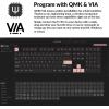 Keychron K10 Pro QMK/VIA Custom Wireless Mechanical Keyboard, 100% Full Size 108 Keys Programmable White Backlight Banana Switch, Bluetooth/USB-C Wired Gaming Keyboard for Mac Windows Linux(Red Switch)