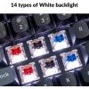 Keychron K10 Pro QMK/VIA Custom Wireless Mechanical Keyboard, 100% Full Size 108 Keys Programmable White Backlight Banana Switch, Bluetooth/USB-C Wired Gaming Keyboard for Mac Windows Linux(Red Switch)