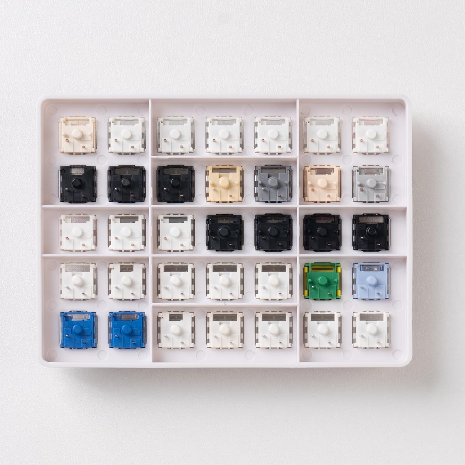 imageKeychron Switch Tester 100 Max Edition 88 Mechanical amp 12 Magnetic HE Switches Testing Kit with 100 Labeled Keycaps Includes KeychronGateronKailhHuano Pro Mechanical Keyboard Feel35Switch Kailh Edition