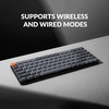 Keychron K3 Max Low-Profile Wireless Mechanical Keyboard, 75% Layout 2.4 GHz Bluetooth QMK White Backlight Ultra-Slim with Gateron Brown Switch Compatible with Mac Windows Linux(Low Profile Gateron Brown Switch)