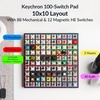 Keychron Switch Tester 100 Max Edition, 88 Mechanical & 12 Magnetic HE Switches Testing Kit with 100 Labeled Keycaps, Includes Keychron/Gateron/Kailh/Huano, Pro Mechanical Keyboard Feel(100-Switch Max Edition)