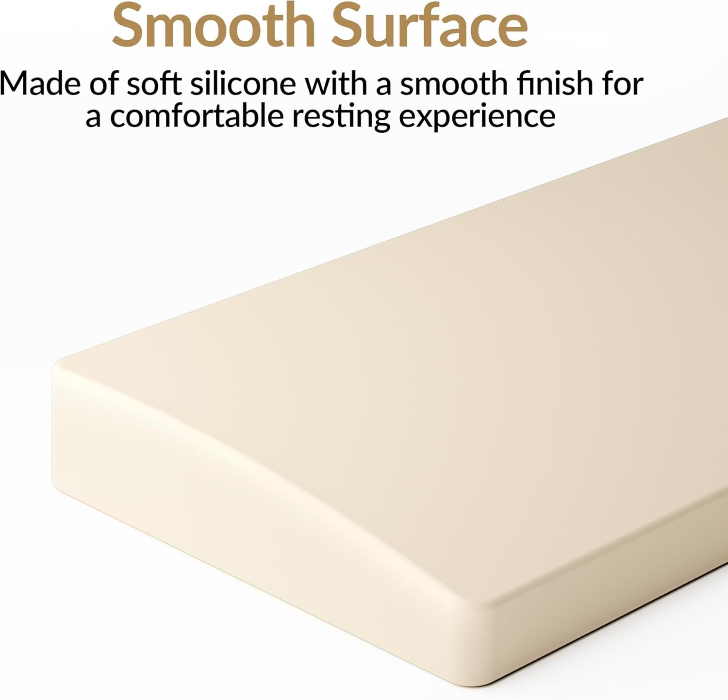 image:imageKeychron Silicone Wrist amp Palm Rest 176 Full Size for K10 Pro K10 Max Q6 Q6 Pro Q6 Max Q6 HE V6 V6 Max C4 HE Washable NonSlip Base Typing Support Light PurpleRetro Cream
