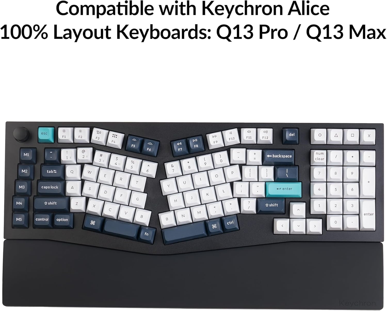 image:imageKeychron Silicone Wrist amp Palm Rest 176 Full Size for K10 Pro K10 Max Q6 Q6 Pro Q6 Max Q6 HE V6 V6 Max C4 HE Washable NonSlip Base Typing Support Light PurpleBlack
