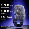 Keychron G3 8K Carbon Fiber Wireless Gaming Mouse, 30000 DPI – PAW 3950 Sensor, 47±3g Ultra-Lightweight, Wired/BT/2.4GHz, 160Hr Battery Life, 5 Programmable Buttons, Windows/Mac/Linux – Black(Frosted Gray)