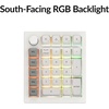 Keychron Q0 Max Wireless Custom Mechanical Numpad, 2.4 GHz/Bluetooth 5.1/Wired QMK Number Pad, RGB Hot-Swappable with Gateron Brown Switch for Laptop Mac Windows Linux – White(Gateron Jupiter Red Switch-White)