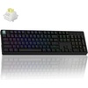 Keychron K10 HE Wireless Hall Effect Keyboard, Full-Size, Rapid Trigger, Adjustable Actuation, 2.4GHz/Bluetooth/Wired, RGB Backlit, Lime Magnetic Switch, for Mac/Windows/Linux(Silent Banana Switch)