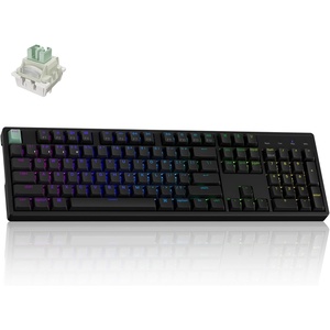 Keychron K10 HE Wireless Hall Effect Keyboard, Full-Size, Rapid Trigger, Adjustable Actuation, 2.4GHz/Bluetooth/Wired, RGB Backlit, Lime Magnetic Switch, for Mac/Windows/Linux(Lime Switch)