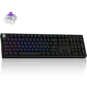 Keychron K10 HE Wireless Hall Effect Keyboard, Full-Size, Rapid Trigger, Adjustable Actuation, 2.4GHz/Bluetooth/Wired, RGB Backlit, Lime Magnetic Switch, for Mac/Windows/Linux(Nebula Switch)