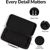 Keychron Carrying Case for K3 / K3 Pro / K3 Max / S1 – Black EVA Hard Shell Canvas Bag with Comfortable Handle for Travel & Storage(K3)
