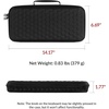 Keychron Carrying Case for K3 / K3 Pro / K3 Max / S1 – Black EVA Hard Shell Canvas Bag with Comfortable Handle for Travel & Storage(K3)