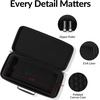 Keychron Carrying Case for K3 / K3 Pro / K3 Max / S1 – Black EVA Hard Shell Canvas Bag with Comfortable Handle for Travel & Storage(Q1)