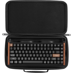 Keychron Carrying Case for K3 / K3 Pro / K3 Max / S1 – Black EVA Hard Shell Canvas Bag with Comfortable Handle for Travel & Storage(K2)