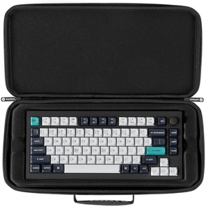 Keychron Carrying Case for K3 / K3 Pro / K3 Max / S1 – Black EVA Hard Shell Canvas Bag with Comfortable Handle for Travel & Storage(Q1)