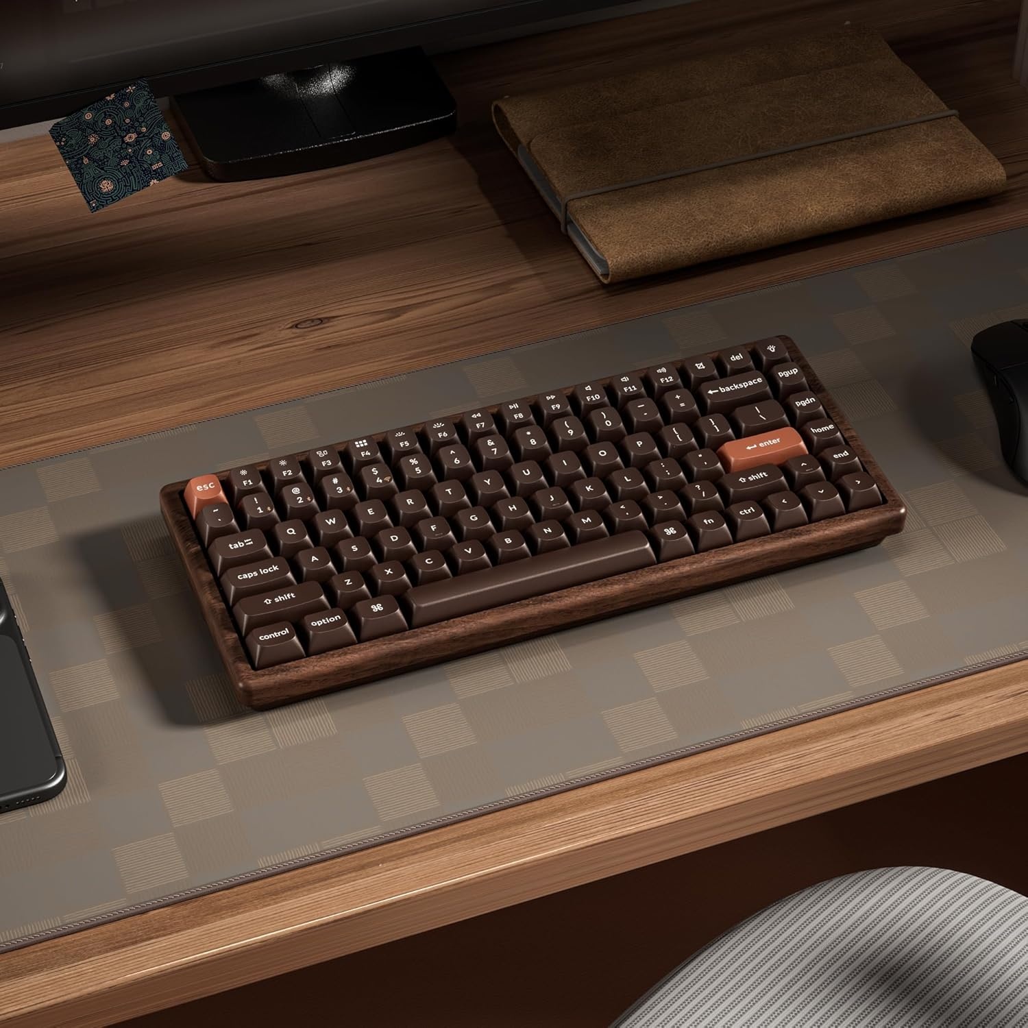 image:imageKeychron K2 HE Wireless Hotswappable RGB Backlight Aluminum Nebula Switch Gray Special EditionHotswap Nebula Switch AllWood