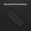 Keychron K2 Pro Mechanical Keyboard with White Backlight K Pro Red Switch – Black(K Pro Red Switch)