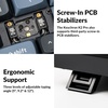 Keychron K2 Pro QMK/VIA Wireless Mechanical Keyboard, Hot-Swappable K Pro Red Switch with 75% Layout Custom Programmable Macro, RGB Backlight, PBT Keycaps Wired Keyboard for Mac Windows Linux(K Pro Brown Switch)