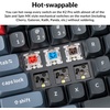 Keychron K2 Pro QMK/VIA Wireless Mechanical Keyboard, Hot-Swappable K Pro Red Switch with 75% Layout Custom Programmable Macro, RGB Backlight, PBT Keycaps Wired Keyboard for Mac Windows Linux(K Pro Brown Switch)