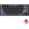 Keychron K2 Pro QMK/VIA Wireless Mechanical Keyboard, Hot-Swappable K Pro Red Switch with 75% Layout Custom Programmable Macro, RGB Backlight, PBT Keycaps Wired Keyboard for Mac Windows Linux(K Pro Red Switch)