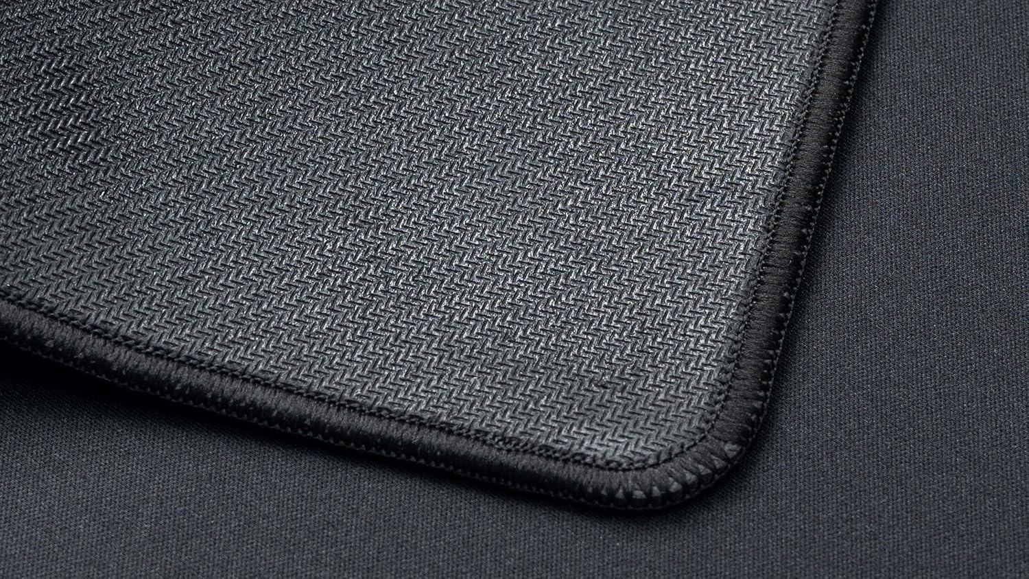image:imageKeychron Large Gaming Mouse Pad 177 157 inch 450 400 mm Ample Space for Mouse Movement Smooth MicroWeave Surface for Optical Mice NonSlip Rubber Base Stitched Edges Black158L x 158W inches