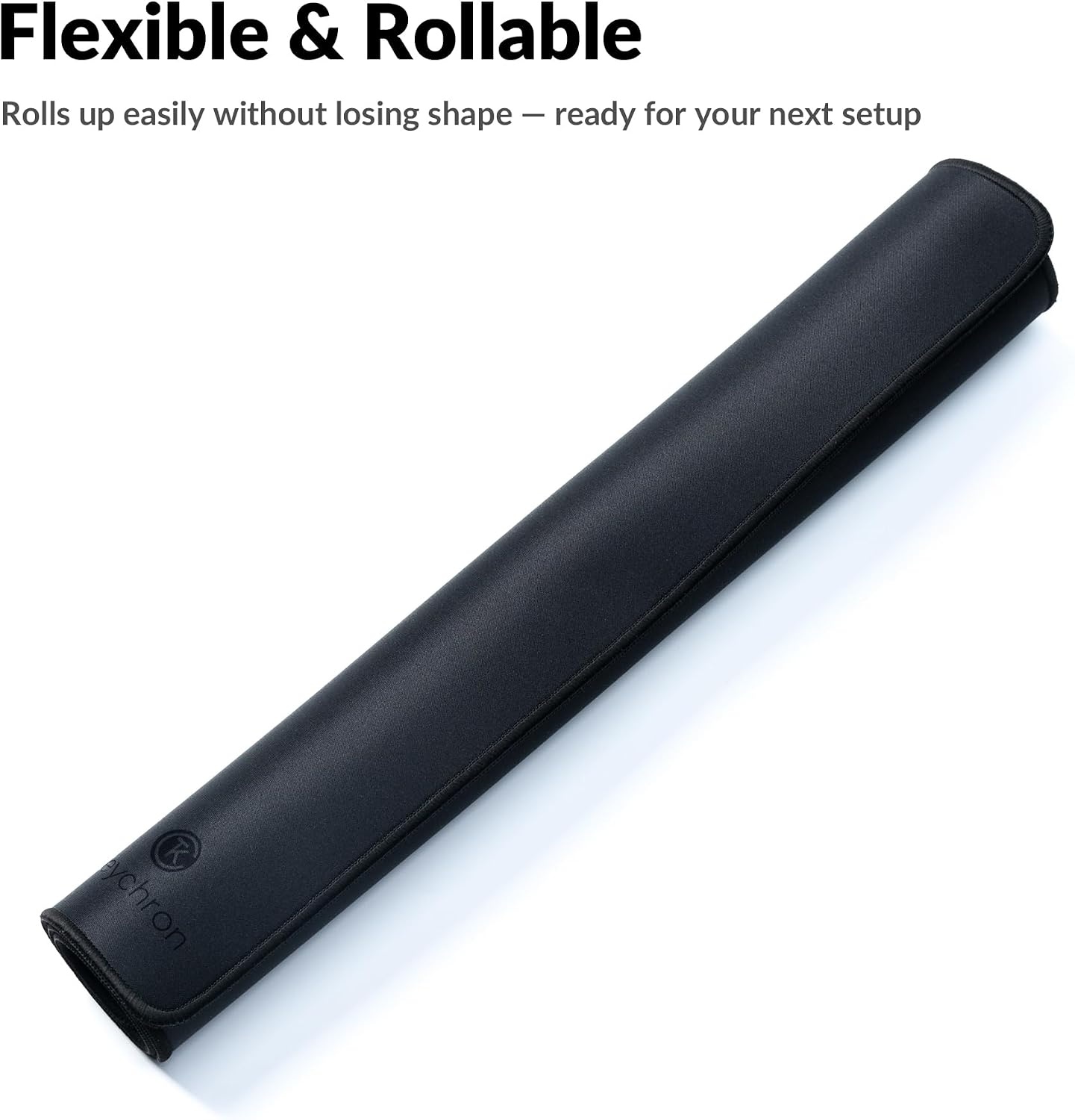 image:imageKeychron Large Gaming Mouse Pad 177 157 inch 450 400 mm Ample Space for Mouse Movement Smooth MicroWeave Surface for Optical Mice NonSlip Rubber Base Stitched Edges BlackXL 354 x 157 inches