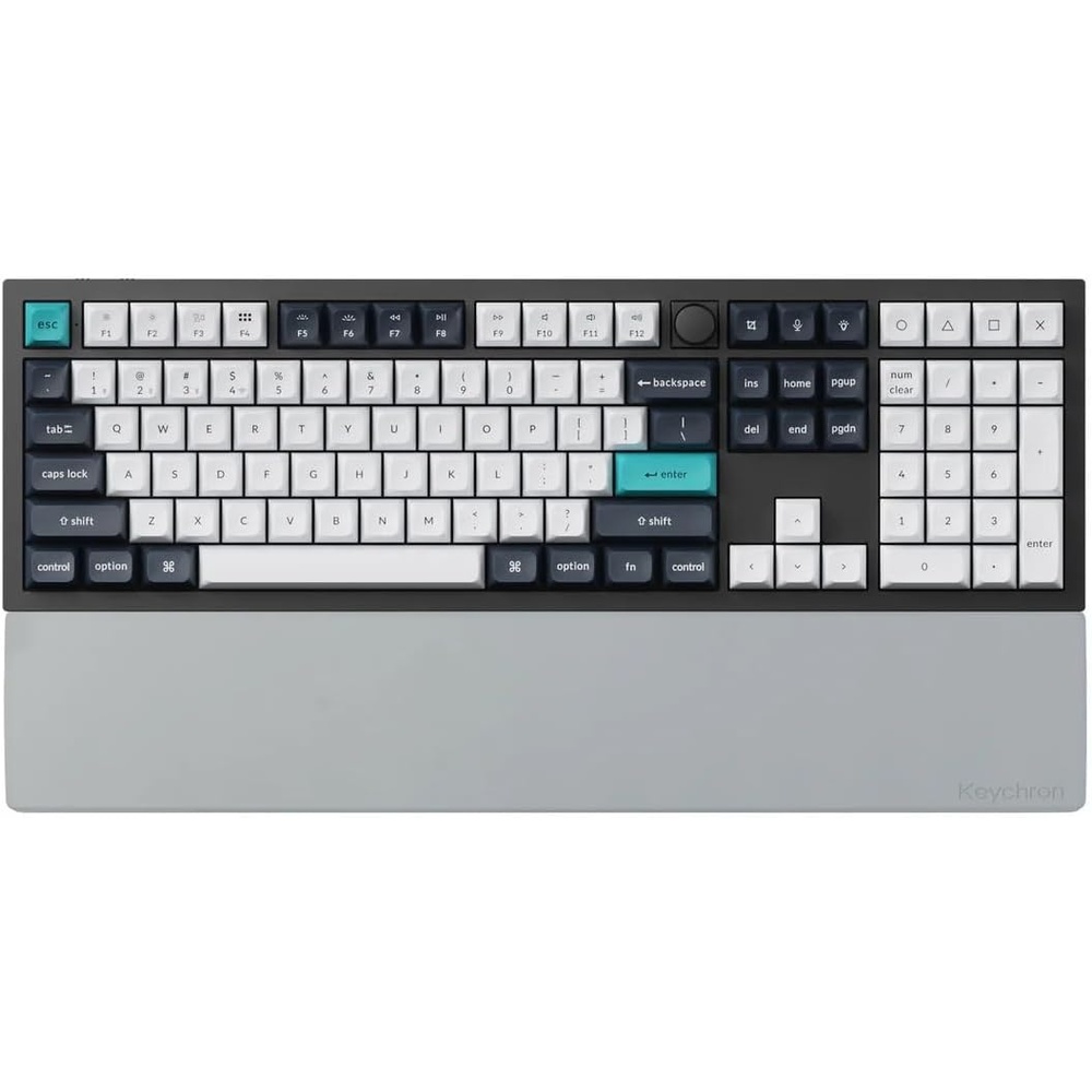 image:imageKeychron Silicone Wrist amp Palm Rest 176 Full Size for K10 Pro  K10 Max Q6V6 Series ProMaxUltraHE Washable NonSlip Base Typing Support Light PinkGray