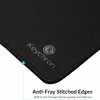 Keychron Large Gaming Mouse Pad 17.7 × 15.7 inch (450 × 400 mm), Ample Space for Mouse Movement, Smooth Micro-Weave Surface for Optical Mice, Non-Slip Rubber Base, Stitched Edges – Black(XL – 35.4 x 15.7 inches)
