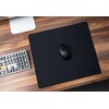 Keychron Large Gaming Mouse Pad 17.7 × 15.7 inch (450 × 400 mm), Ample Space for Mouse Movement, Smooth Micro-Weave Surface for Optical Mice, Non-Slip Rubber Base, Stitched Edges – Black(15.8L x 15.8W inches)