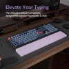 Keychron Silicone Wrist & Palm Rest, 17.6″ Full Size for K10 Pro / K10 Max, Q6/V6 Series (Pro/Max/Ultra/HE), Washable, Non-Slip Base, Typing Support, Light Pink(Light Purple)