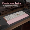 Keychron Silicone Wrist & Palm Rest, 17.6″ Full Size for K10 Pro / K10 Max, Q6/V6 Series (Pro/Max/Ultra/HE), Washable, Non-Slip Base, Typing Support, Light Pink(Light Pink)