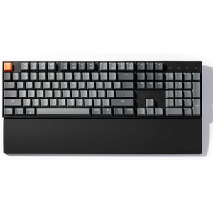 Keychron Silicone Wrist & Palm Rest, 17.6″ Full Size for K10 Pro / K10 Max, Q6/V6 Series (Pro/Max/Ultra/HE), Washable, Non-Slip Base, Typing Support, Light Pink(Black)