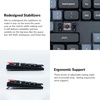 Keychron K5 Pro Hot-swappable Ultra-Slim Custom Mechanical Keyboard, RGB Full Size QMK/VIA Programmable Wireless Bluetooth/USB Wired Keyboard for Mac Windows Linux – Low Profile Gateron Red Switch(Hot-swappable Red Switch)