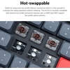 Keychron K5 Pro Hot-swappable Ultra-Slim Custom Mechanical Keyboard, RGB Full Size QMK/VIA Programmable Wireless Bluetooth/USB Wired Keyboard for Mac Windows Linux – Low Profile Gateron Red Switch(Hot-swappable Brown Switch)