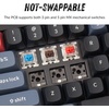 Keychron Q65 Wired 65% Layout Compact Mechanical Keyboard, QMK/VIA Macro Keys Knob Hot-Swappable Aluminum Body Gaming 1000 Hz Polling Rate Compatible with Mac Windows Linux-Gateron Brown Switch(Black-Red Switch)