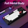 Keychron Q3 HE Wireless Custom Gaming Keyboard, 80% TKL Rapid Trigger, 2.4 GHz/Bluetooth/Wired, QMK Aluminum RGB Gateron Double-Rail Magnetic Switch PBT Keycaps for Mac Windows Linux, Purple(Carbon Black)
